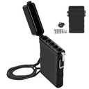 Waterproof Case, Portable Holder Case, Airtight Container with Removable Holder/Lanyard, EDC Storage Box for 110mm Size - Sealed Organizer for Men Women, Outdoor Survival Accessories Hiking Camping