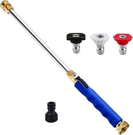 Jet Nozzle High Pressure Hose Nozzle for Garden(Blue)