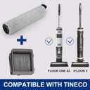 Ifloor3 Roller Brush Replacement for Tineco iFloor 3 and Floor One S3 Cordless Wet Dry Vacuum Cleaner, 2 Brush Roller, 2 HEPA Filters