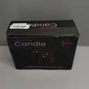 Luminara Realistic Flameless LED Candle White Set of 3, Battery Operated with Remote Control, Moving Flame Pillar Timer Function Melted Top Safe