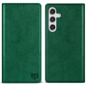ZZXX for Samsung Galaxy A14 5G Wallet Case with [RFID Blocking] Card Slot Stand Strong Magnetic Leather Flip Fold Protective Phone Case for Samsung Galaxy A14 5G Case Wallet(Green-6.6 inch)