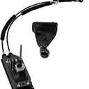 1J0711061C Manual 5 Speed Transmission Shifter Cable W/Linkage Assembly Fit for Volkswagen JETTA BEETLE Golf GTI 1998-2005 for Audi TT 2000-2006 Replace# 1J0711266E 1J0711266