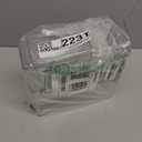 Set Of 2 Storage Organizer Bins Wall Mounted Shower Basket, Shower Caddy Stackable Clear Plastic Makeup Organizer Adhesive Hanging Bin for Bathroom, Kitchen, Cabinet, Pantry, BPA Free, Clear