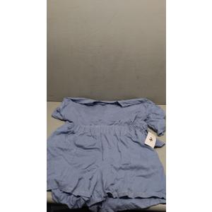 Cocko Blue Shorts & Tee, Soft, Large Size