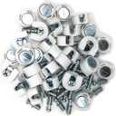 XMHF 30 Pieces Shelf Support Holder White Pin Peg with Screws