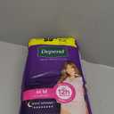 Depend Night Defense Adult Diapers, Incontinence & Postpartum Bladder Leak Underwear for Women, Disposable, Overnight, Medium, Blush, 24 Count