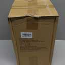 YGJT Small Trash Can, 3 Pack 1.8 Gallons Bathroom Trash Can, Slim Waste Basket, Round Garbage Can, Plastic Trash Bin for Kitchen, Dorm, Bedroom, Office, Living Room, Study, Compact Spaces(Black)