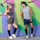 Calf Compression Sleeves for Men and Women - (1 Pair) Footless Compression Socks Support for Running, Cycling, Sports - Leg Sleeve Brace, Helps with Pain Relief