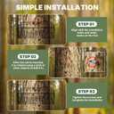 Hunting Accessories Metal Tree Basket - 10 x 6 x 3.5in Screw-in Hunting Blind Shelf, Hunting Stands Holder Tree Stand Accessories for Holding Hunting Accessories, Cup, Video Camera Case