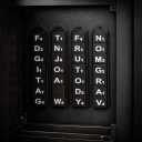 Oversized Wooden Wall Mounted Word Game (32 x 24) | Magnetic Word Tile Board with Chalkboard, Storage & Tiles | Wall Mounted Game & Rustic Home Dcor & Game Room Wall Decor