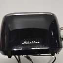 Mueller Retro Toaster 2 Slice with 7 Browning Levels and 3 Functions: Reheat, Defrost & Cancel, Stainless Steel Features, Removable Crumb Tray, Under Base Cord Storage, Black