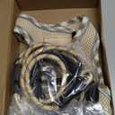 haapaw Dog Harness with Leash Set, No Pull Adjustable Reflective Step-in Puppy Harness with Thickened Padded Vest for Extra-Small/Small Medium Dogs (Beige)