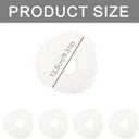 BOXOB 8pcs Replacement Mop Pads for Narwal Freo Pro X Ultra/Freo Z Ultra / T10 / J3 / J4, Premium Microfiber Washable Reusable Mop Cloth for Robot Vacuum Cleaner Accessories (White)