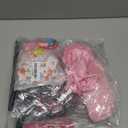 WooWee Kids Girl 100 Days of School Costume, Old Lady Costume for Kids, Halloween Cosplay Dress Up (5-7 Y, Pink)