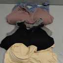 HBselect Nursing Bras for Breastfeeding, Maternity Nursing Sleep Bra Wireless Pregnancy Sleep Bralette 3/5 Pack (X-Large, Black/Blue/Gray/Purplebean/Beige)