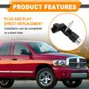 Crank Crankshaft Position Sensor Compatible with Dakota Durango Nitro RAM1500 Grand Cherokee Liberty Raider Commander Replaces# 56044180AC 56041479AC 56044180AB