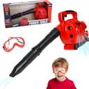 Pretend Play Kids Leaf Blower Toy Tool Garden Set,Outside Construction Work Shop Toy Tool Leaf Blower for Kids That Blows Air with Realistic Sounds and Wind Gift for Boys and Girls