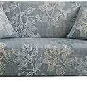HOOBUY Printed Sofa Cover Stretch Couch Covers Patterned Loveseat Slipcovers for 2 Seater Cushion Couch Love Seat Set QSYR (2 Seater/ Loveseat)