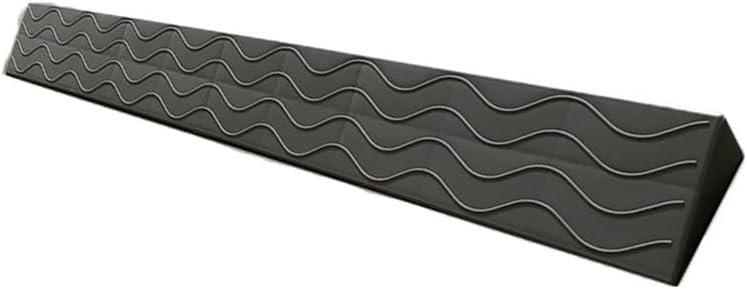 Portable Lightweight, Anti Slip Curb Ramp, Entrance Ramp for Indoor, Stair Ramp, Suitable for Motorcycles, Robot Vacuum Cleaners, Wheelchair Mobility (Size: 2.5")