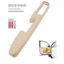 Front Left Driver Side Armrest Repair Kit Fit for Chevy Silverado Suburban Tahoe Avalanche for GMC Sierra Yukon 2010-2014 Door Panel with Release Handle Above Armrest,Tan
