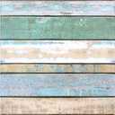 Commomy Faux Wood 3D Wall Sticker Tiles - 10 Pcs 11.8"x11.8" Peel and Stick Wood Tiles Ultralight PVC Wall Paneling for Bedroom, Bathroom, Kitchen Backsplash, Farmhouse Interior Decor