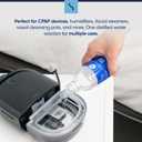 Snugell Distilled Water for CPAP Machines, Travel Size Bottles (12-Pack, 12 oz Each)  Up to 15 Days Supply  Clean, Multi-Use, Travel-Friendly, Made in USA