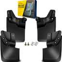 Mud Flaps Fit for 2016-2022 Toyo-ta Tacoma for Vehicle with OEM Fender Flares Only (Doesn't Fit Submodel SR/SR5), Dedicated Mudguard for Four Seasons Universal Protection, Front and Rear