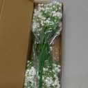 Babys Breath Artificial Flowers Bulk, 36Pcs Fake Baby Breath Flowers Artificial 11inch White Faux Gypsophila Real Touch Flowers for Wedding DIY Bouquet Arrangement Party Home Garden Decoration