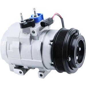Air Conditioner AC Compressor Compatible with 2007-2014 Ford Expedition F-150, 2008-2010 Ford F-250 350 450 Super Duty, F53 & Lincoln Navigator Mark LT CO 10905X 9C3Z19703A 7C3Z19703AA