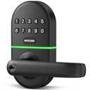 Keypad Door Lock with Handle: Keyless Entry Smart Lock for Front Door, NICE DIGI Electronic Digital Door Lock, Easy Installation
