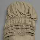 Wrap Around Dust Ruffle Bed Skirt - Beige - for Queen Size Beds with 18 Inch Drop - Easy Fit Elastic Strap - Adjustable Pleated Bedskirt w/Brushed Fabric - Wrinkle Free - for Women, Men, Kids & Teens