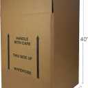 UBOXES Larger Wardrobe 24 x 24 x 40-Inches Moving Boxes, Bundle of 3 (BOXBUNDWAR03)