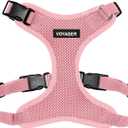Voyager Step-in Lock Pet Harness - All Weather Mesh, Adjustable Step in Harness for Cats and Dogs by Best Pet Supplies - Pink, S