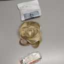 BARSDAR Short Blonde Wavy Drawstring Ponytail - 10 Inch Synthetic Comb Clip In Hair Extensions - Light Ash Blonde with Highlights