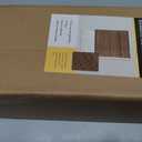 Cordless Bamboo Roman Shades w/Valance, 28.5" W × 64" H, Highfield Teak