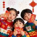 4 x HOWAF Chinese New Year Scratch Off Fortune Cards, 2026 Year of The Horse Party Game Scratch Off Fortune Cards, Spring Festival Scratch Off Card for 2026 Lunar New Year Party Favors 24pcs