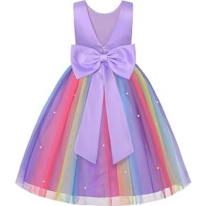 JerrisApparel Flower Girls Dress Ceremony Wedding Communion Birthday Party, 18 Month