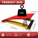 Gymnastics Springboard for Kids Vaulting Training Fitness Playing, Portable Curved Spring Board, Hard Wood Practice Equipment, Elastic Board for Home Room Athletics Training