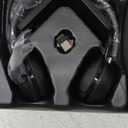 Wireless Headset with Mic for Work up to 40H Talk Time, Over-Ear Foldable Bluetooth Wireless Headset with AI Noise Cancelling Mic, Bluetooth V5.3 & USB Dongle & Mic Mute for Home Office (Black)