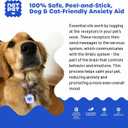 NATPAT Pet Zen Calming Patches for Dogs Non-Medicated Effective Stress Relief for Travel, Fireworks & Separation Anxiety - Long Lasting & Non-Toxic (24 Patches) - Locket Sold separetely