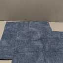 Jepeak 18x18 Inch Decorative Chenille Throw Pillow Covers, Pack of 2 Cozy Concise Pillow Cases Soft Farmhouse Modern Square Cushion Cover for Sofa Couch Bed Home Decor, Steelblue