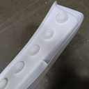 Splash Guard for Bathtub Kids - Silicone Bathtub Splash Guard with 11 Suction Cups, Bath Tub Play Shelf for Kids & Toy Holder, Prevent Water Spill in Bathroom, Fun Bath Time for Toddlers Baby, White