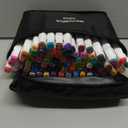 80 Colors Dual Tip Artist Alcohol Markers Set with Carrying Case - Perfect for Coloring, Drawing, Sketching, Card Making and Illustration - Perfect for Adults and Kids