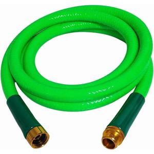 Lead-in Short Garden hose 5/8Inch6Foot, Reel Guide, Water Connector, Inlet Hose, Outdoor Suitable for Lawn Hose.(6ft)