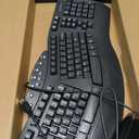 Perixx PERIBOARD-512B Wired Ergonomic Keyboard - Split Keyboard, Wrist Rest, Natural Typing - Wired USB Connectivity - US English - Black