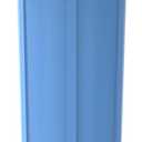 Pentair Pentek 150337 PBH Big Blue Bag Filter Housing, 1 1/2" NPT #20 Bag Vessel Assembly with Gauge, Wrench and Drain Valve, 20-Inch, Black/Blue