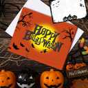 2 x 3D Pop Up Happy Halloween Card, 3D Greeting Pop Up Halloween Card with Light and Music, For Lover, Friends, Family, Colleagues, Includes Message Card and Envelope