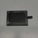 SPOTMINDERS Apple MFi Certified Wallet Tracker Works With Apple Find My Tracking Card for Wallet Card Rechargeable IP68 Waterproof 0.07in Slim iPhone Item Finder for Luggage Tags Purse Gifts for Women (Black (Pack of 1)