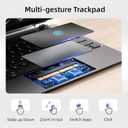 for iPad Air 13 inch case keyboard (M4 2026/ M3 2025/ M2 2024),Magic Keyboard for iPad Pro 12.9 (6th,5th,4th,3rd Gen),Magnetic Attach,Multi-Gesture Trackpad,7-Color Backlit,Shortcut Keys,Black