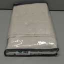 100% Blackout Shield Linen Blackout Curtains for Bedroom 84 Inches Long, Back Tab/Rod Pocket Living Room Drapes, Thermal Insulated Blackout Curtains 2 Panels Set, 50" W x 84" L, Cream